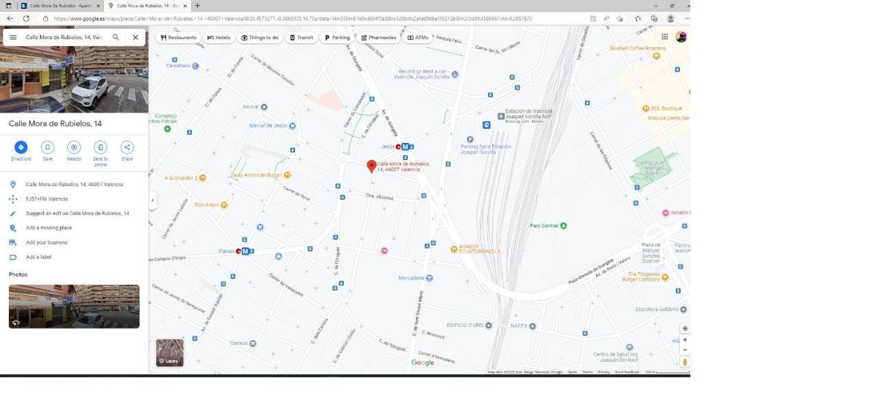 Calle Mora De Rubielos With Free Private Underground Parking Валенсия Экстерьер фото